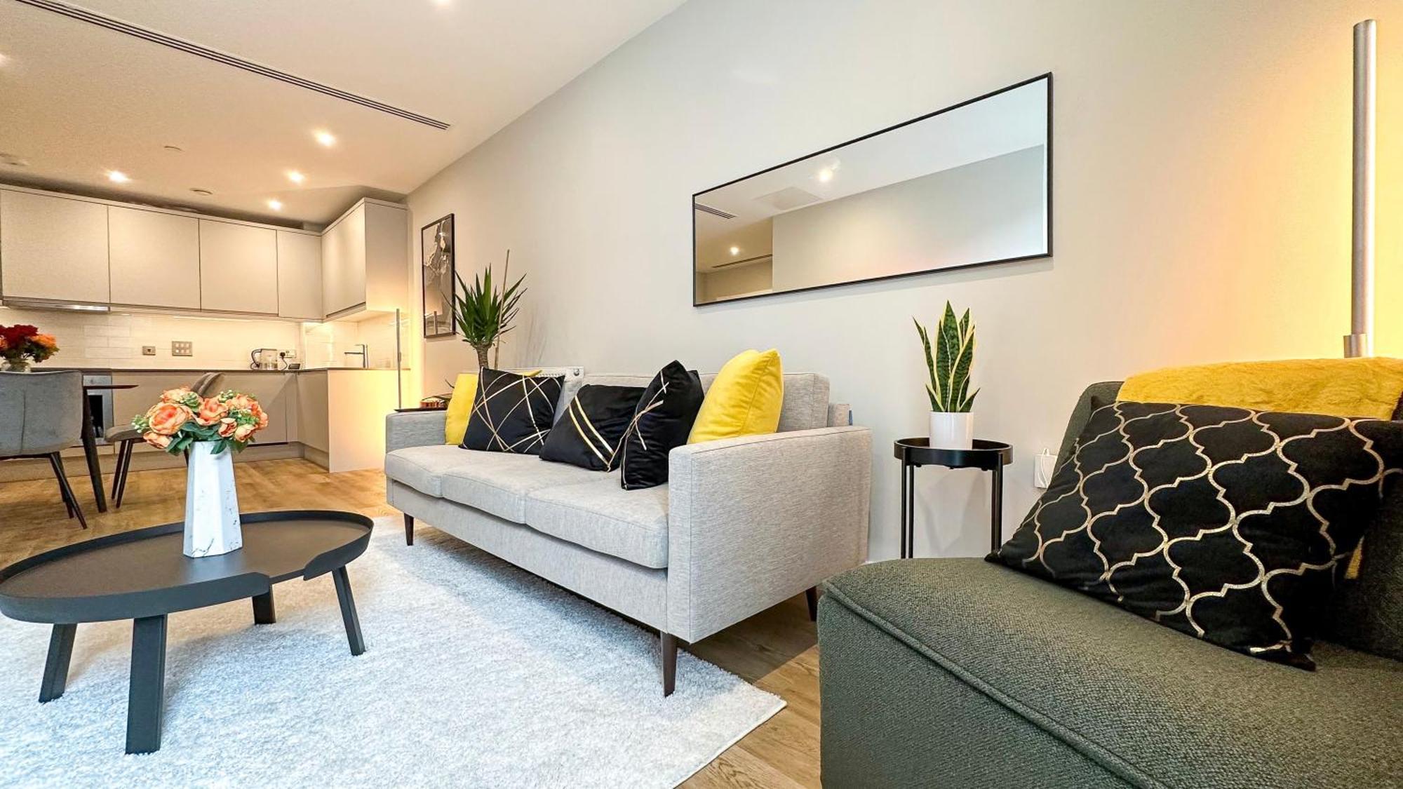 Duplex 3Bed 3Bath Modern Fast Wifi - Luxurylondonstays 外观 照片