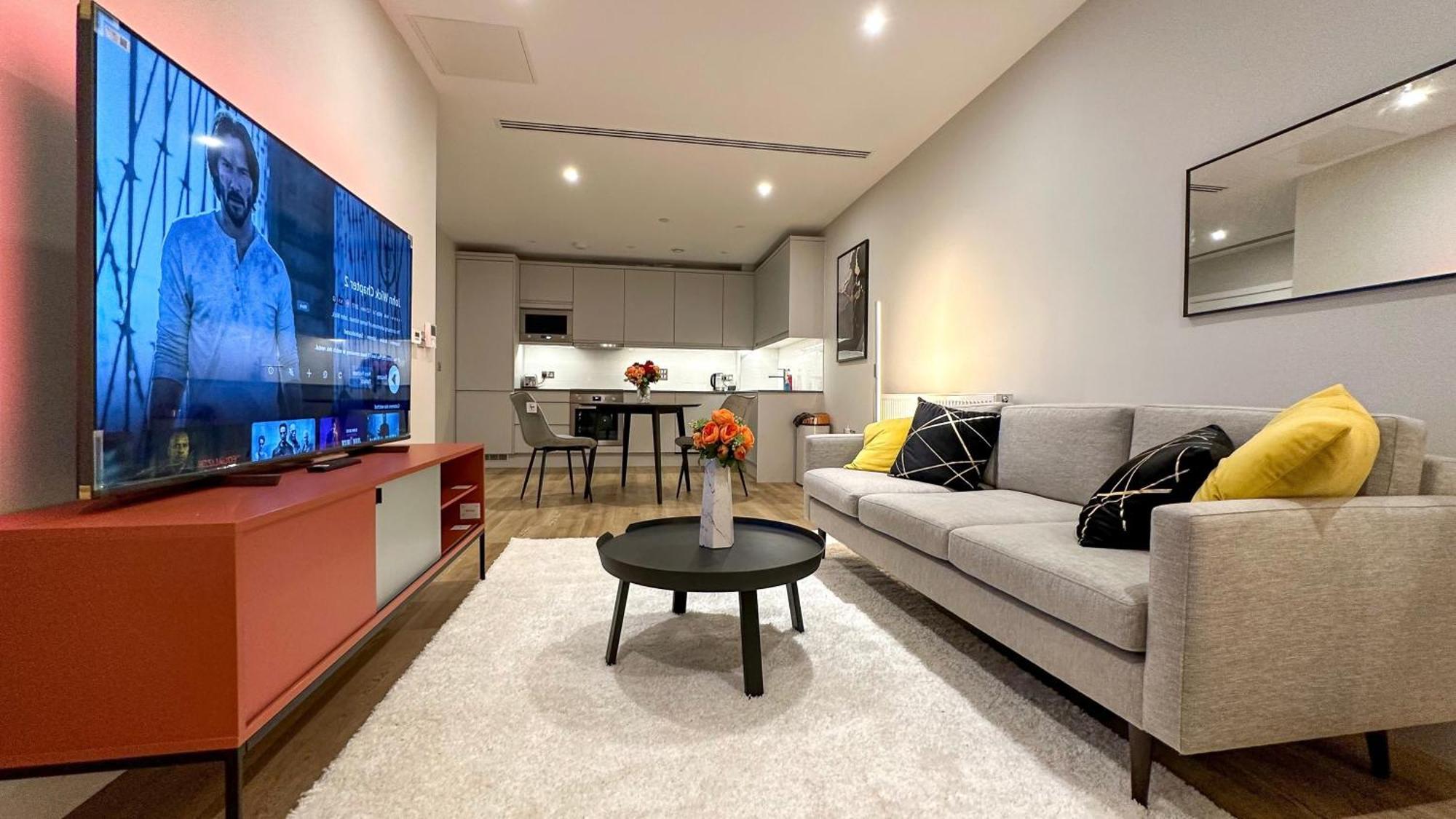Duplex 3Bed 3Bath Modern Fast Wifi - Luxurylondonstays 外观 照片
